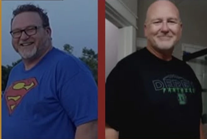 A man in his fifties standing outdoors looking steady and well rested